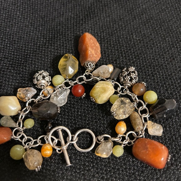 Silpada Orange and Yellow Charm Bracelet - Picture 3 of 6